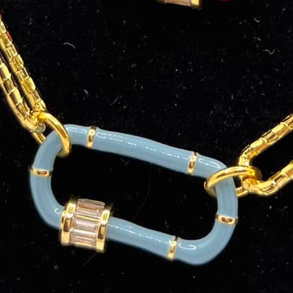 Melania Clara / By Alexa Rae Willa Necklace Blue
